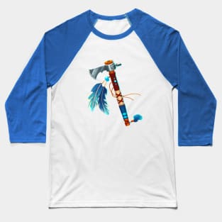 Blue tomahawk Baseball T-Shirt